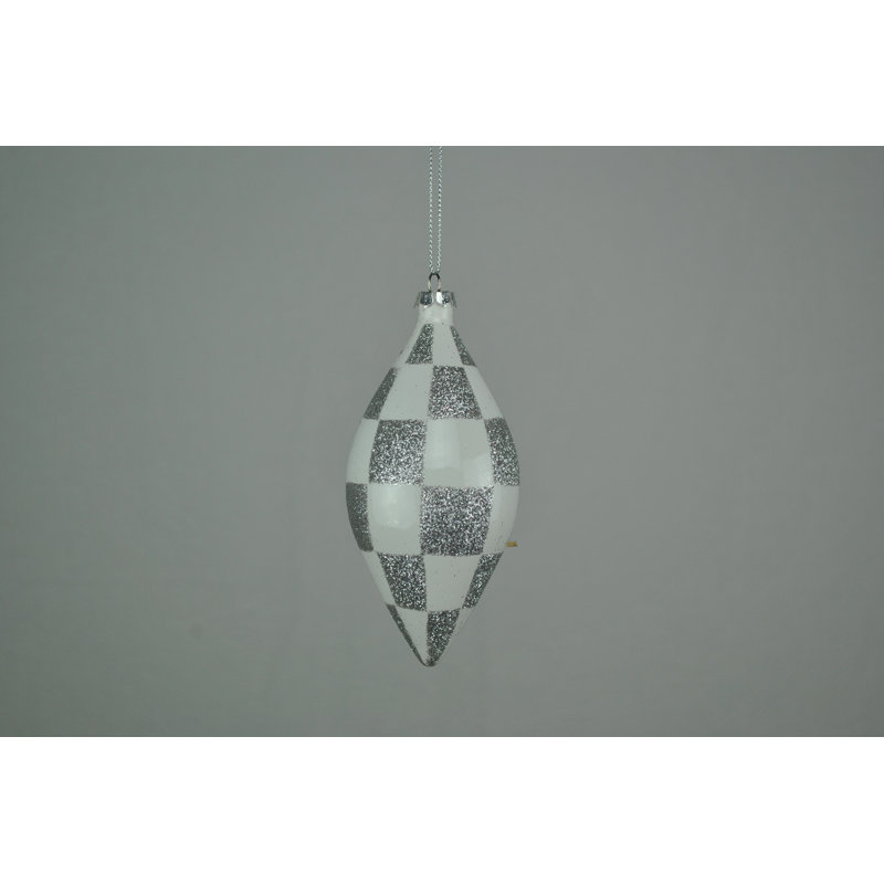 ornement Finial, Argent/blanc
