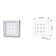 Square RGB LED Light