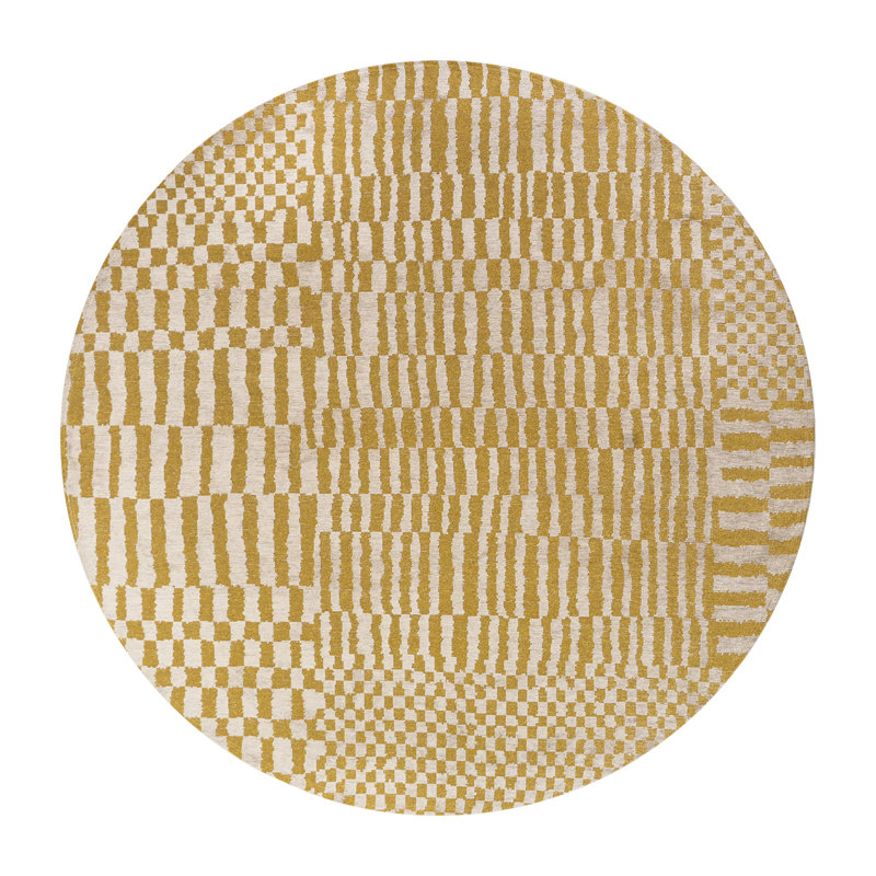 Structures Berber Erg Recycled P.E.T Area Rug, Round 140 cm