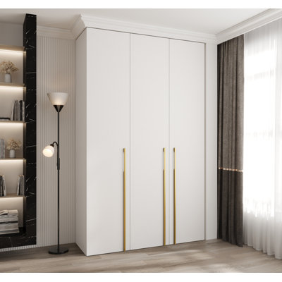 3 Door Manufactured Wood Wardrobe