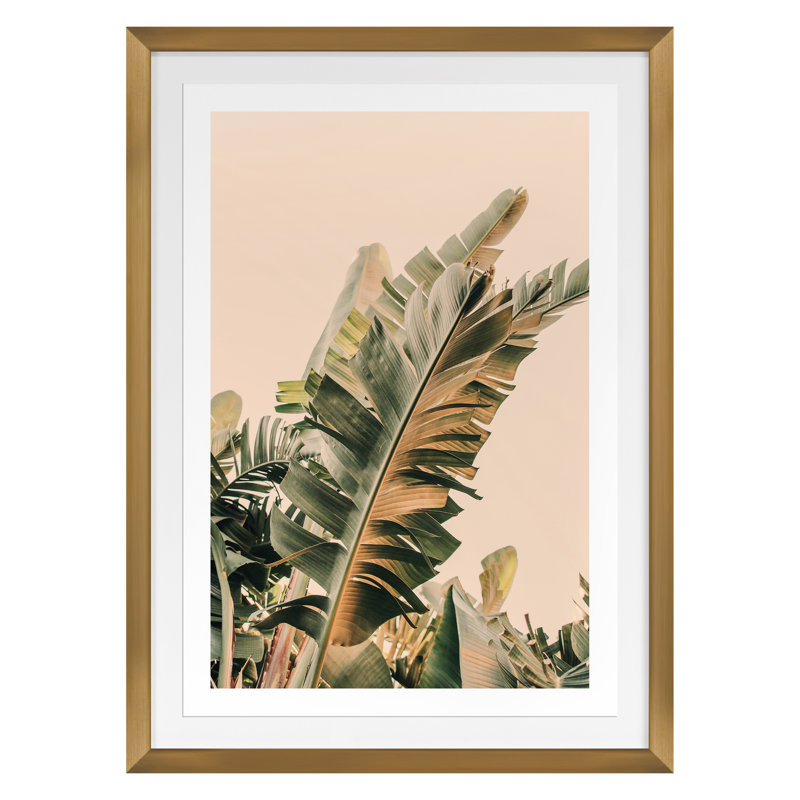 Growing Green Print by Alicia Bock, Gold Framed, 30" H x 22" W