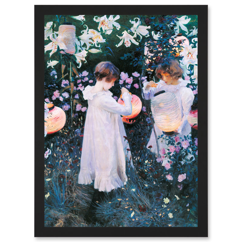 Carnation Lily Rose by John Singer Sargent - Single Picture Frame Painting