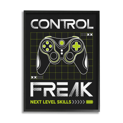" Control Freak Video Game Phrase " by Angela Nickeas