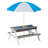 3-In-1 Kids Outdoor Wooden Picnic Table With Umbrella(Only Including Table)-1056610074