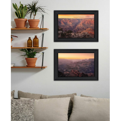 Union Rustic "Colors Of The Grand Canyon" Framed Wall Art For Living Room, Wall Art Print For Home Decor, Bedroom Wall Art By Martin Podt