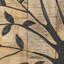 Panneau mural en bois embossé Tree of Life, 36 po x 36 po, naturel, noir