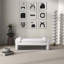 Banc Regent en chenille crème