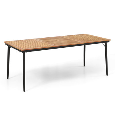Rectangular 8 - Person 200Cm L Outdoor Dining Table