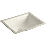 Memoirs® Vitreous China Rectangular Undermount Bathroom Sink with Overflow