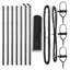 Vidaxl Hexagon Fence Grey Steel-114622251