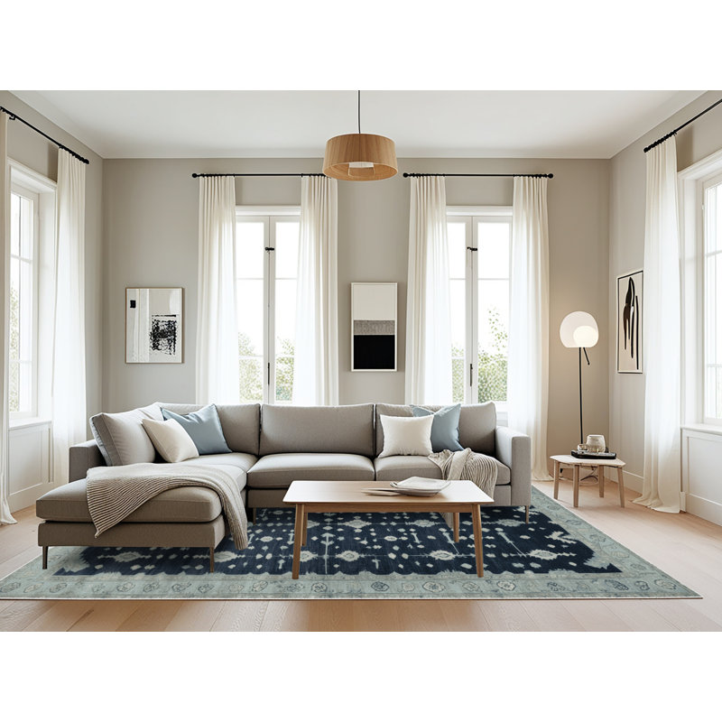 Machine Washable Overdyed Green Area Rug, Rectangle 8' x 12'