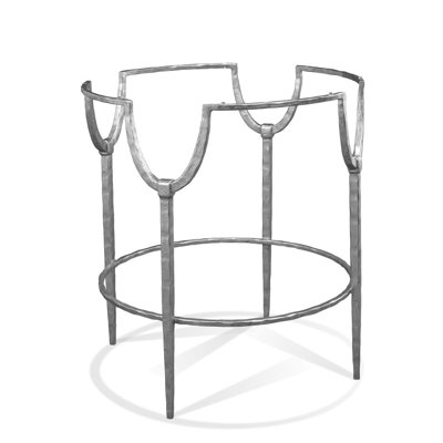 Masterpiece Trifecta Round Glass Top Dining Table