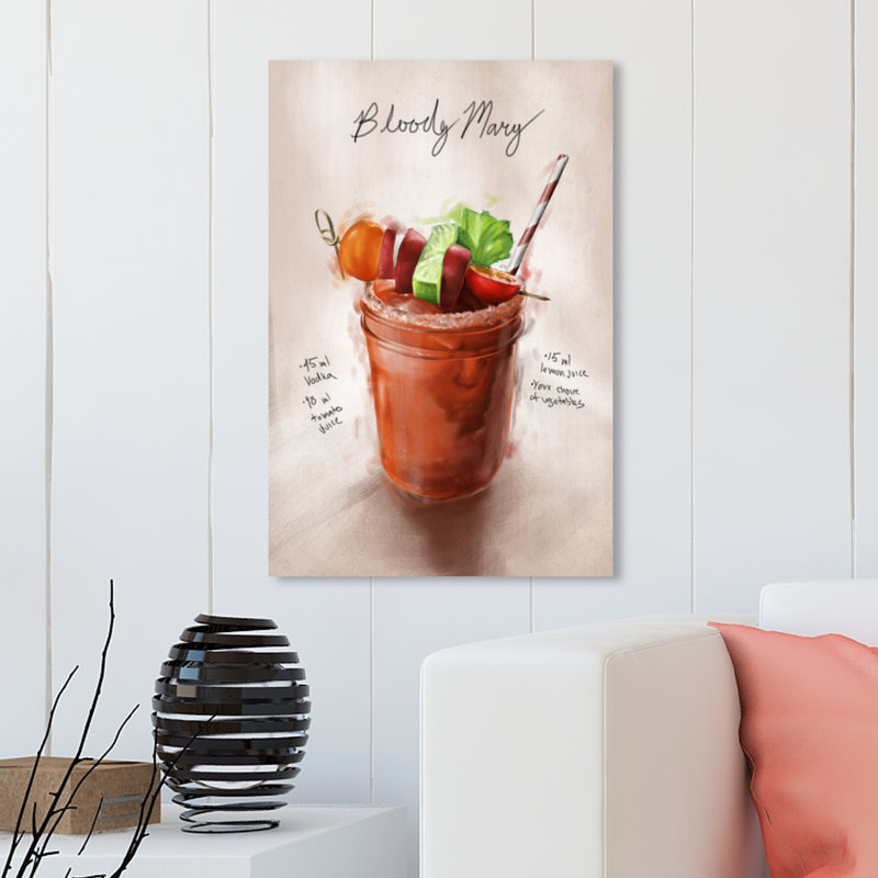 « sanglante mary », peinture sur toile, H 30 po x l 20 po x P 1,5 po