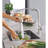 Essence Pull Out Single Handle Kitchen Faucet with Accessories-18944087