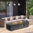 Outdoor Rectangle Propane Fire Pit Table 60Inch-38715023
