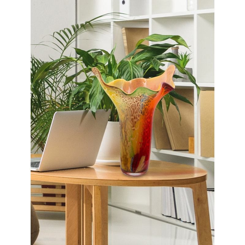Vase de table en verre