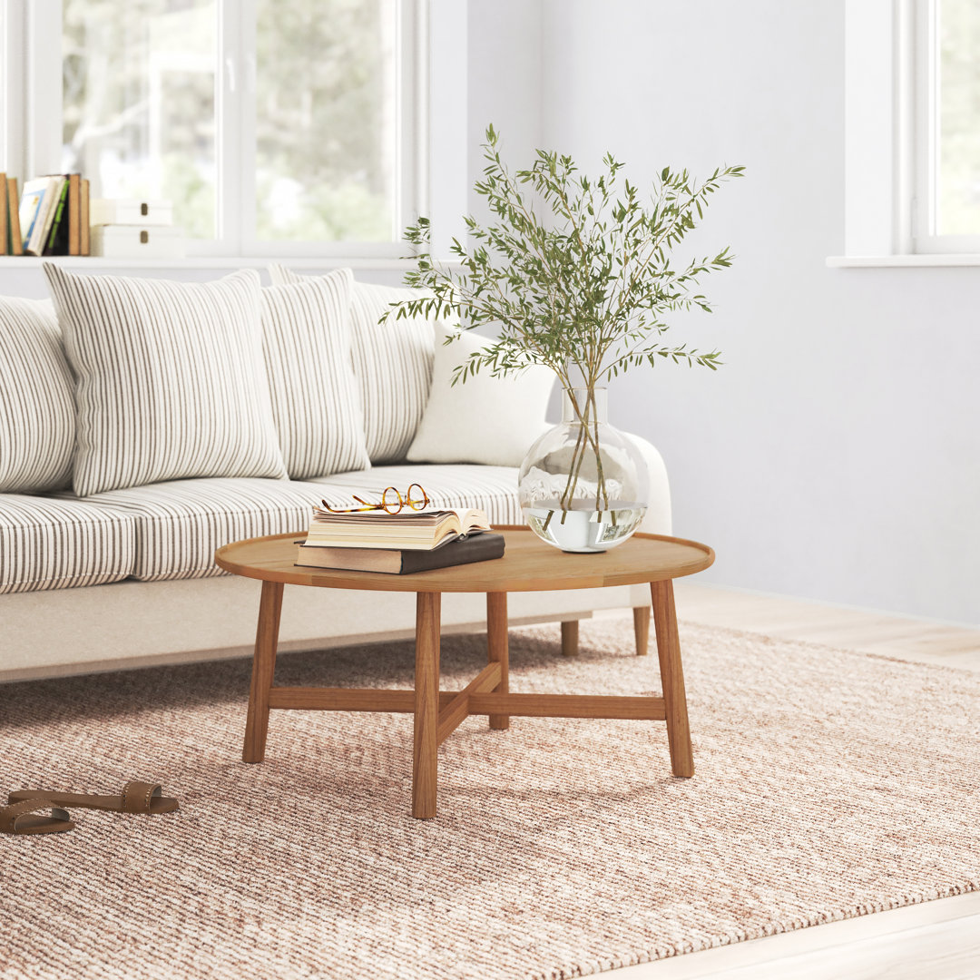 Raphael Solid Wood Trestle Coffee Table