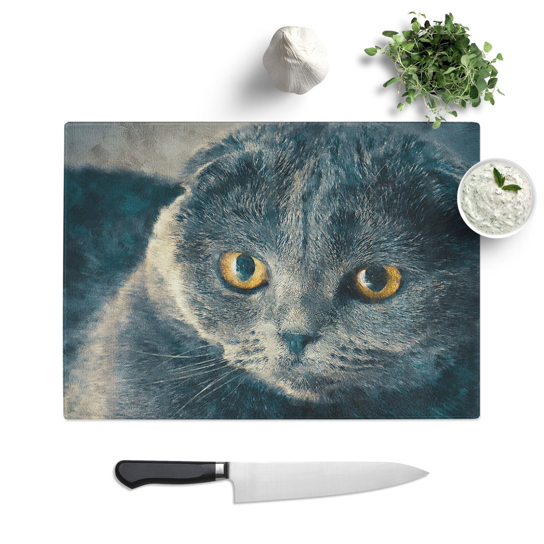 Scottish Fold Cat Chopping Board