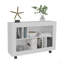 Console console, 5 tablettes, 4 roulettes-430382306
