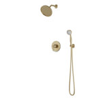 Classic 2-Way Pressure Balance Shower Trim Kit With Hand Held Shower Matte Black