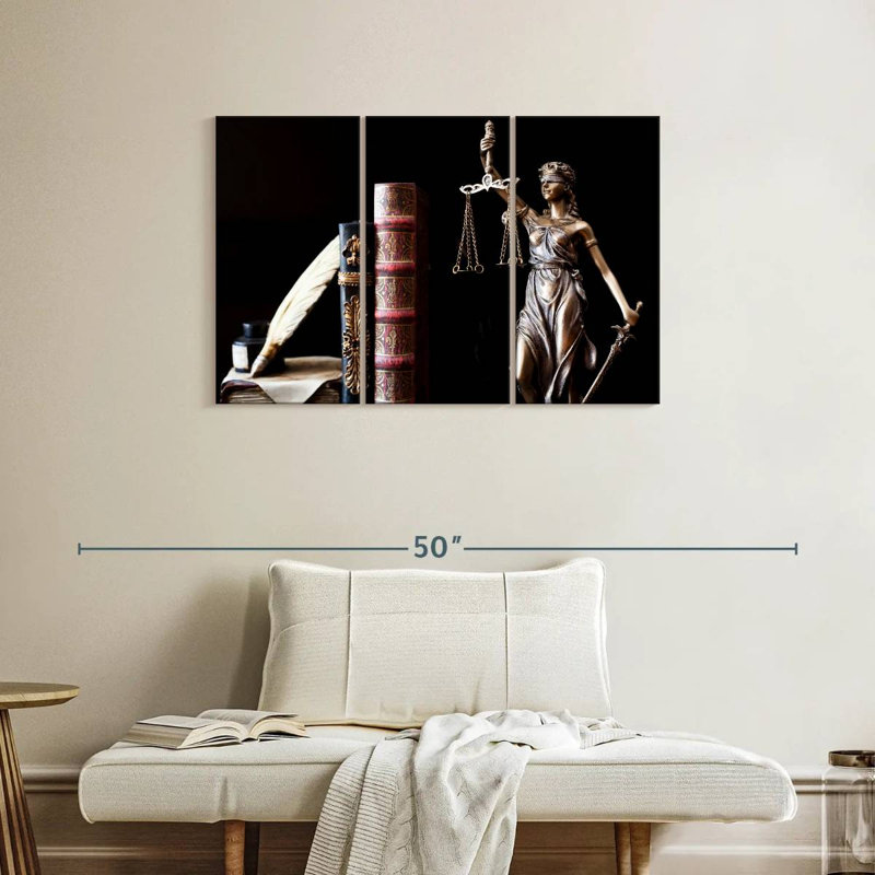 Alcaraz Lady Justice, H 24 po x l 38 po