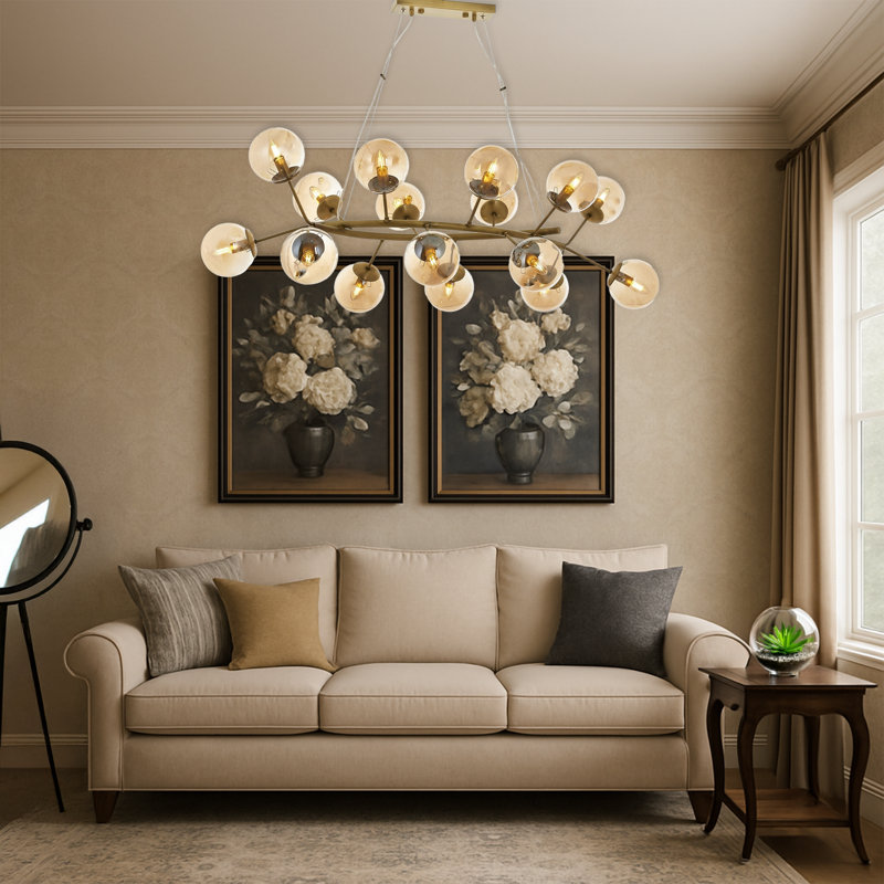 Lustre unique 16 lumières