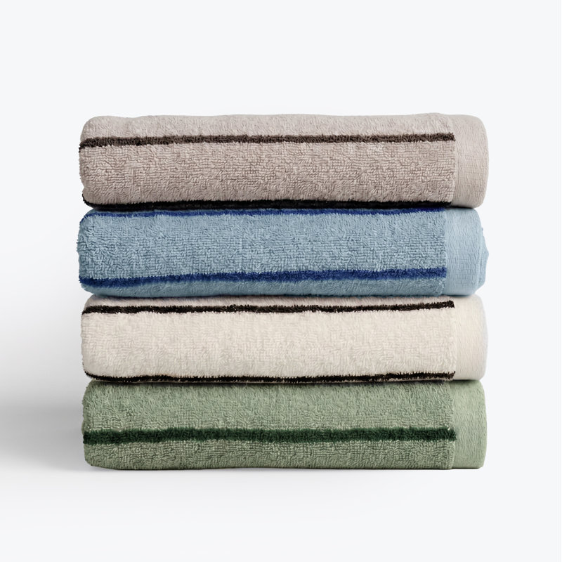 100% Cotton Midweight Bath Towel, Cream