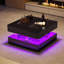 Pedestal Coffee Table with Storage-1139839841