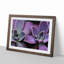 Lilac & Green Succulent Plant - Picture Frame Painting Print-55582516-55582515