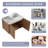 Hornberger 29.57'' Single Bathroom Vanity with Sintered Stone Top