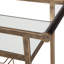 Uttermost Carrinho Antique Brass Bar Cart