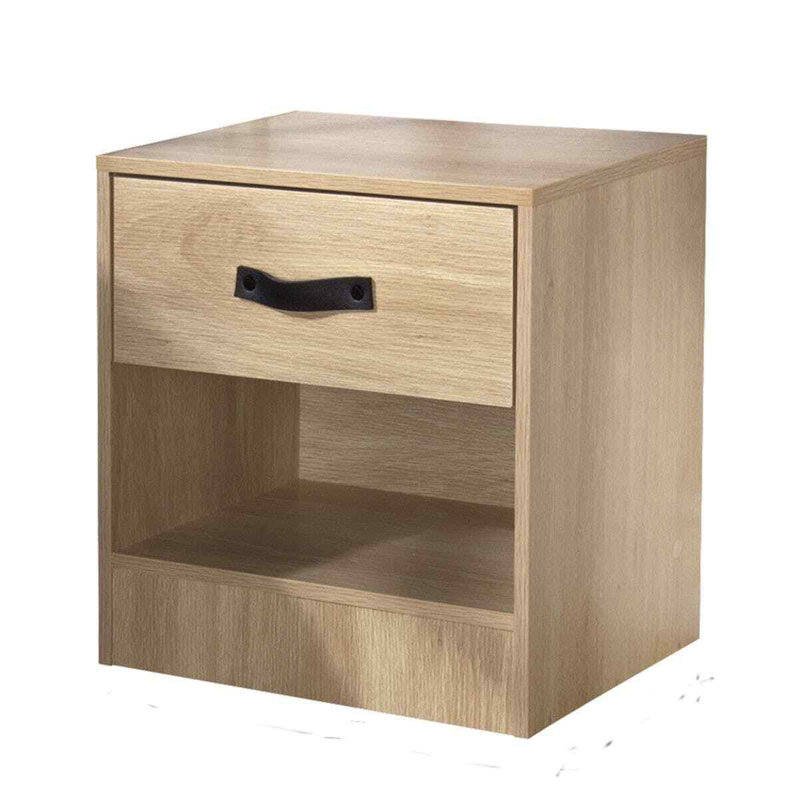 Jocely 39cm W Solid + Manufactured Wood Bedside Table