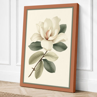 Magnolia Study Botanical - Wrapped Canvas