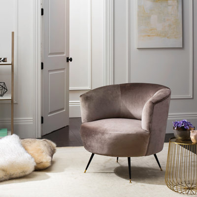 Schumacher Upholstered Barrel Chair