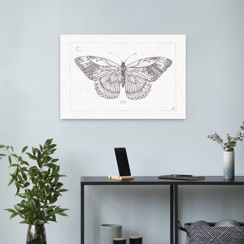 Art contemporain Art contemporain papillon, H 16 po x l 24 po