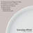 Fitz and Floyd Everyday White Porcelain 12 Piece Dinnerware Set