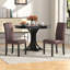 Chaise de cuisine rembourrée 6 pièces-815375553