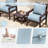 Outdoor Deep Seating Cushion Set Indoor And Outdoor Seat / Back Cushion, Available In 4 Sizes-929802365-929802350