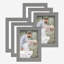 Ensemble de 2 cadres à photo simples en bois 3 po x 5 po noirs-70853707-70853717