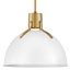 Luminaire suspendu en dôme à 1 lumière Clendon-38031696-74008652-74008650