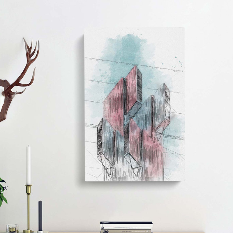 Sketching the Architecture Vol.64 - Wrapped Canvas Drawing - Wrapped Canvas, 60cm H x 40cm W x 3cm D