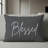 Blessed Pillow 16"x12" Charcoal-130611315-130611306