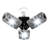 Bell+Howell Triburst Multi-Directional 2000 Lumens Light, Screws Onto Any Standard Light Socket