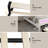 Bed Frame with Bookcase Storage Headboard and 2 Drawers Upholstered Tufted Wingback Beds-766630502-766630497