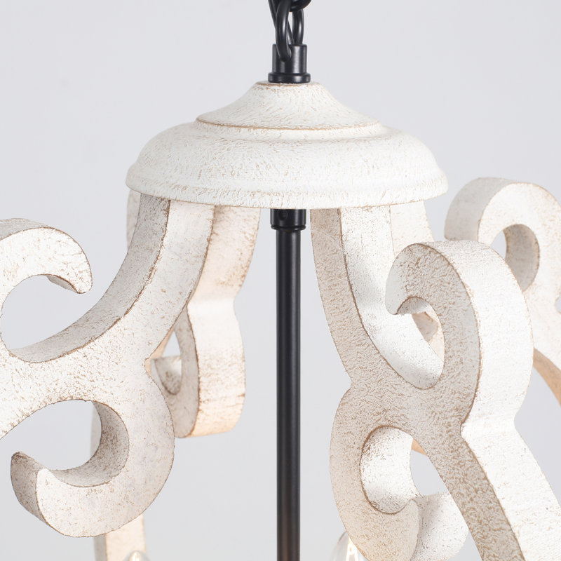 Luminaire suspendu style rustique pour îlot de cuisine 4 lumières Fasiha, Noir
