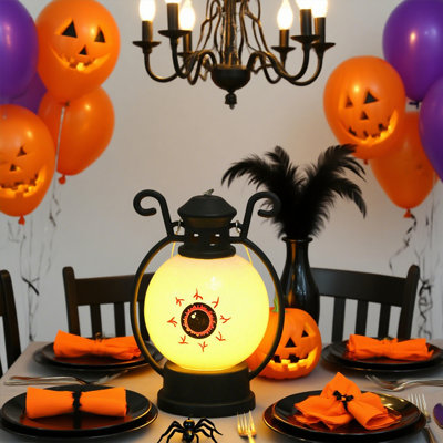 Décoration de fête d'Halloween citrouille d'Halloween lampe de fantôme avec crochet, un cadeau sacré pour la famille et les amis