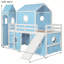 Lit mezzanine simple avec glissade-219888742