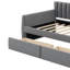 Lit de jour simple tapissier avec tiroirs-1790244337