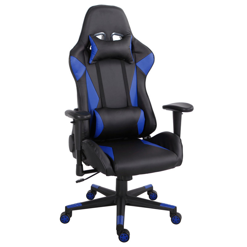 Fauteuil de jeu inclinable ergonomique Inbox, Similicuir brun