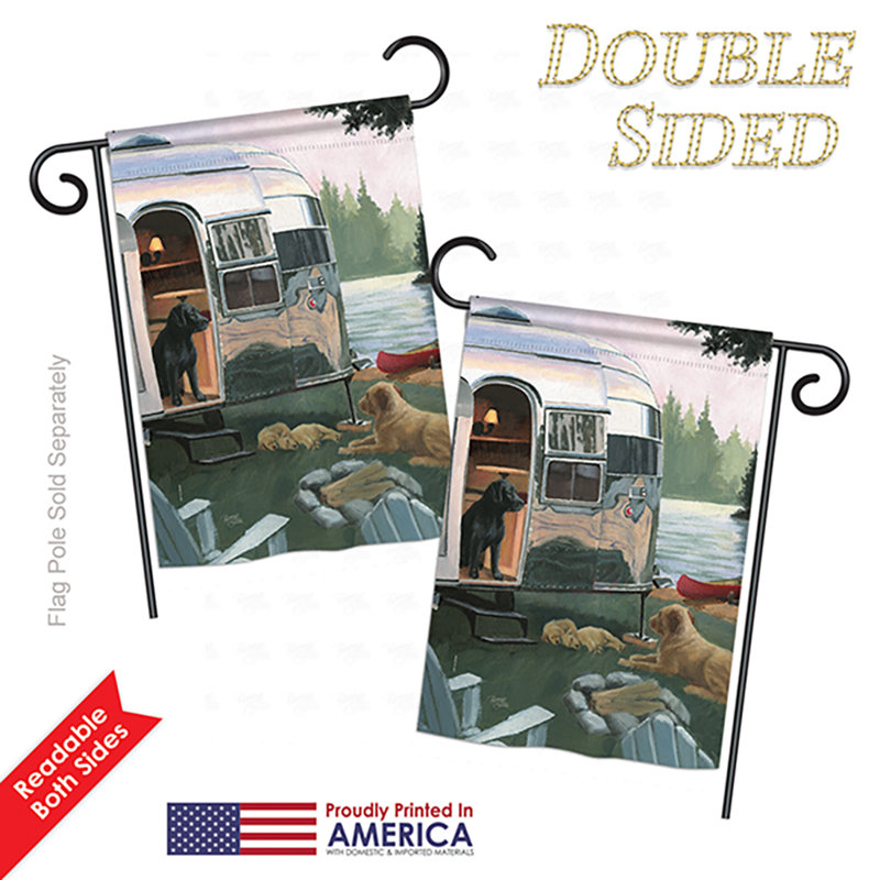 Drapeau de jardin en polyester 18,5 x 13 po Mayvale